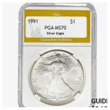 1991 Silver Eagle PGA MS70