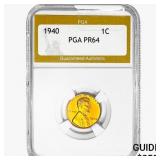 1940 Wheat Cent PGA PR64