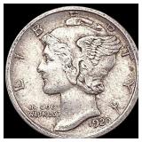 1920-D Mercury Dime NEARLY UNCIRCULATED