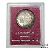 1884-CC Morgan Silver Dollar PICC MS65