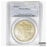 1878-S Morgan Silver Dollar PCGS MS64+