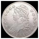 1810 Capped Bust Half Dollar CLOSELY UNCIRCULATED