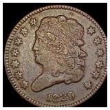 1829 Classic Head Half Cent CLOSELY UNCIRCULATED