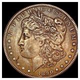 1890-CC Morgan Silver Dollar NEARLY UNCIRCULATED