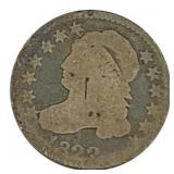 1822 Capped Bust Dime NICELY CIRCULATED