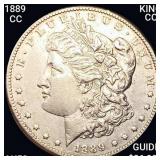 1889-CC Morgan Silver Dollar CHOICE AU