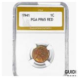 1941 Wheat Cent PGA PR65 RED