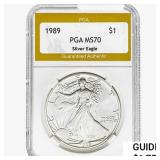 1989 Silver Eagle PGA MS70