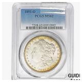 1891-O Morgan Silver Dollar PCGS MS62