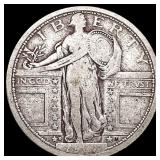 1917-D T1 Standing Liberty Quarter NICELY CIRCULAT