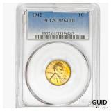 1942 Wheat Cent PCGS PR64 RB