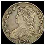 1830 Capped Bust Half Dollar NEARLY UNCIRCULATED