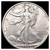 1937-S Walking Liberty Half Dollar CHOICE AU