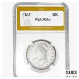 1837 Capped Bust Half Dollar PGA MS63