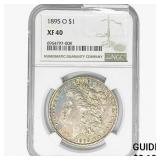 1895-O Morgan Silver Dollar NGC XF40