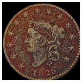 1825 Coronet Head Large Cent LIGHTLY CIRCULATED