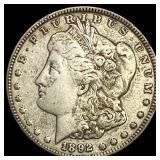 1892 Morgan Silver Dollar LIGHTLY CIRCULATED