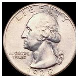 1938 Washington Silver Quarter UNCIRCULATED