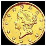 1853 Rare Gold Dollar CLOSELY UNCIRCULATED