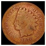 1870 Indian Head Cent NICELY CIRCULATED