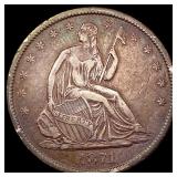 1871-S Seated Liberty Half Dollar CLOSELY UNCIRCUL