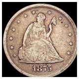 1875-S Twenty Cent Piece NICELY CIRCULATED