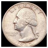 1932-S Washington Silver Quarter CLOSELY UNCIRCULA