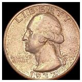 1932-S Washington Silver Quarter CLOSELY UNCIRCULA