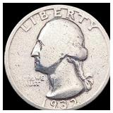 1932-D Washington Silver Quarter LIGHTLY CIRCULATE