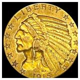 1915-S $5 Gold Half Eagle CLOSELY UNCIRCULATED