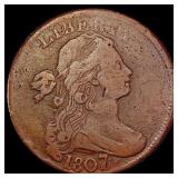 1807/6 Draped Bust Large Cent NICELY CIRCULATED