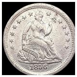 1856-O Seated Liberty Half Dime NEARLY UNCIRCULATE