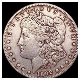 1892-CC Morgan Silver Dollar NEARLY UNCIRCULATED