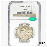 1936 Boone Half Dollar NGC MS65