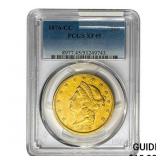 1876-CC $20 Gold Double Eagle PCGS XF45