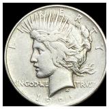 1921 Silver Peace Dollar LIGHTLY CIRCULATED