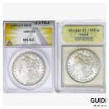 [2]1884-1885 Morgan Silver Dollar ANACS/USCG MS62-