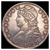 1827 Capped Bust Half Dollar NEARLY UNCIRCULATED