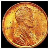 1910 Red Wheat Cent UNCIRCULATED