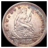 1877-S Seated Liberty Quarter CLOSELY UNCIRCULATED