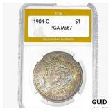 1904-O Morgan Silver Dollar PGA MS67