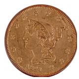 1841 Braided Hair Large Cent UNCIRCULATED