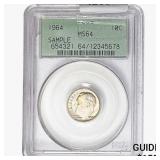 1964 Roosevelt Dime PCGS MS64