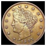 1897 Liberty Victory Nickel NEARLY UNCIRCULATED