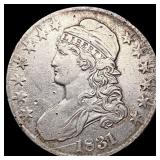 1831 Capped Bust Half Dollar LIGHTLY CIRCULATED