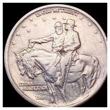 1925 Stone Mountain Half Dollar CHOICE AU