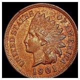 1901 Indian Head Cent CLOSELY UNCIRCULATED