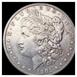 1901-S Morgan Silver Dollar NEARLY UNCIRCULATED