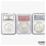 [3]2006-2013 Silver Canadian $1, $5 & $20 NGC/PCGS