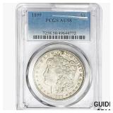 1899 Morgan Silver Dollar PCGS AU58